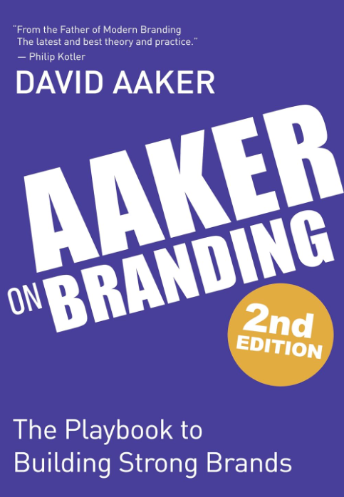 Capa do livro Aaker on Branding, de David Aaker